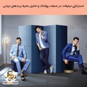 پاورپوینت مقاله استراتژی تبلیغات در صنعت پوشاک و تحلیل محیط برندهای جهانی