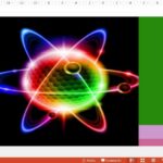 قالب پاورپوینت اتم حرفه ای