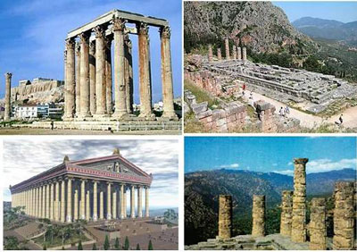 پاورپوینت بناهای یونان در معماری (6 بنای معروف)