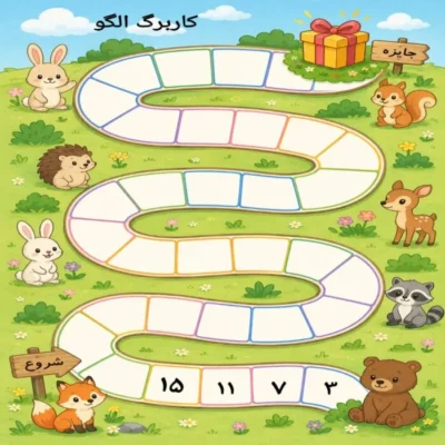 کاربرگ های الگو ریاضی سوم دبستان پکیج 4تایی با کیفیت بالا