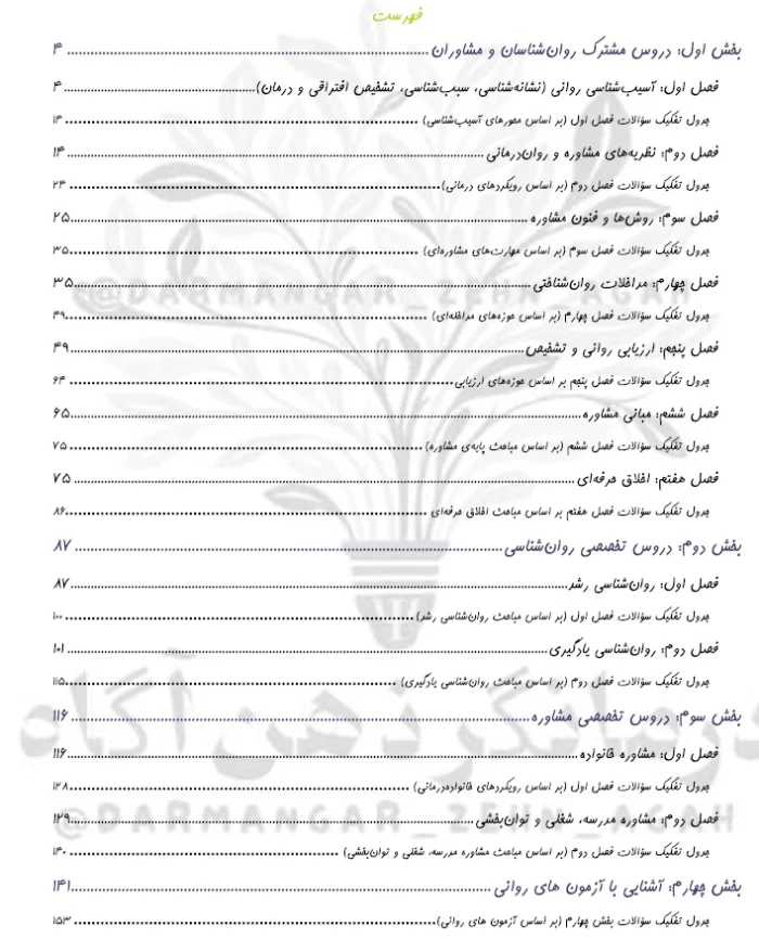 تارگت | نمونه سؤالات تالیفی آزمون صلاحیت حرفه ای